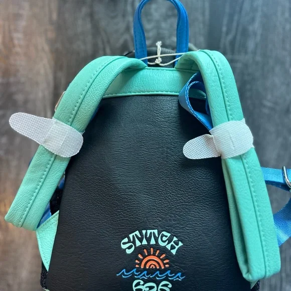 Disney Parks Loungefly Mini Backpack - Stitch 626 Day - Black Sequin - Picture 2 of 3